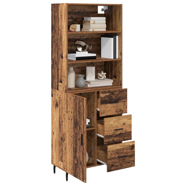 vidaXL Highboard &mu;&epsilon; &sigma;&upsilon;&rho;&tau;ά&rho;&iota; 2 pcs &Pi;&alpha;&lambda;&iota;ό &Xi;ύ&lambda;&omicron; &Epsilon;&pi;&epsilon;&xi;&epsilon;&rho;&gamma;&alpha;&sigma;&mu;έ&nu;&omicron; &xi;ύ&lambda;&omicron;