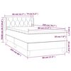 vidaXL &Kappa;&rho;&epsilon;&beta;ά&tau;&iota; Boxspring &mu;&epsilon; &Sigma;&tau;&rho;ώ&mu;&alpha; &Mu;&pi;&lambda;&epsilon; 80x200 &epsilon;&kappa;. &Upsilon;&phi;&alpha;&sigma;&mu;ά&tau;&iota;&nu;&omicron;