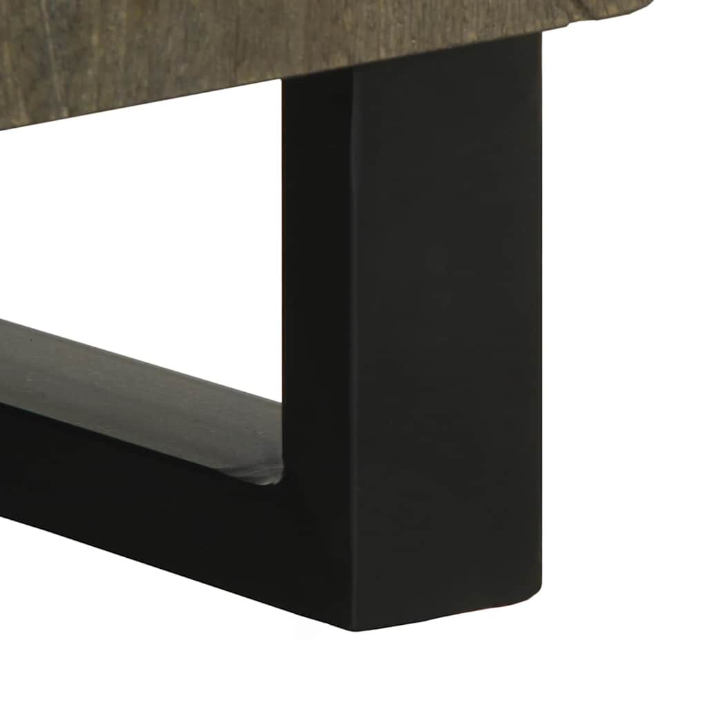 vidaXL Μπουφές Μαύρο 60x33x75 cm Μασίφ Ξύλο Μάνγκο