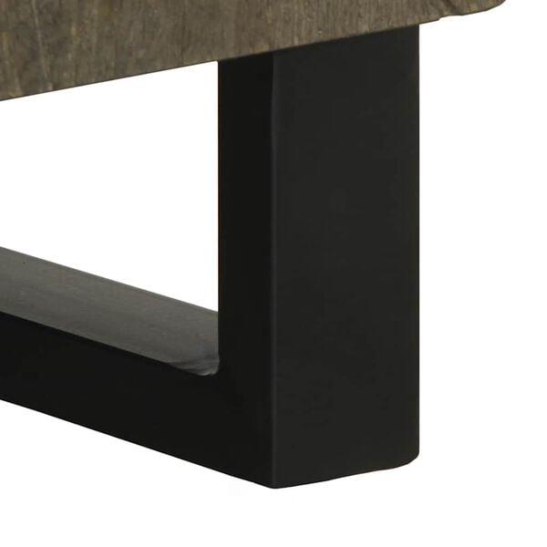 vidaXL Μπουφές Μαύρο 60x33x75 cm Μασίφ Ξύλο Μάνγκο