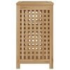 vidaXL Καλάθι Άπλυτων 50x35x60 εκ. από Μασίφ Ξύλο Teak