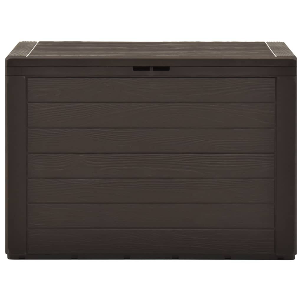 vidaXL Μπαούλο Αποθήκευσης Κήπου Καφέ 78 x 44 x 55 εκ.