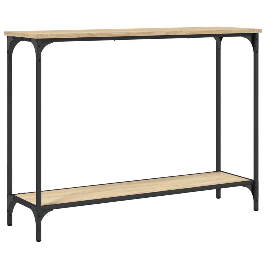 vidaXL Τραπέζι Κονσόλα Sonoma Δρυς 101x30,5x75 εκ. Επεξεργασμένο Ξύλο