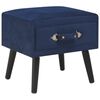 vidaXL Κομοδίνα 2 τεμ. Μπλε 40 x 35 x 40 εκ. Βελούδινα