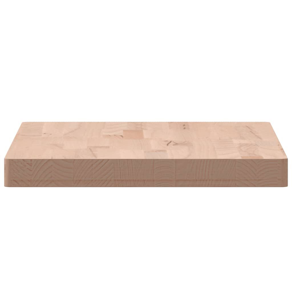 vidaXL Πάγκος Μπάνιου 60x40x4 εκ. από Μασίφ Ξύλο Οξιάς