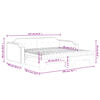 vidaXL Καναπές Κρεβάτι Συρόμενος Taupe 80x200 εκ. Υφασμάτινος Στρώματα