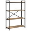 vidaXL &Rho;ά&phi;&iota; &Beta;&iota;&beta;&lambda;ί&omega;&nu; 80 x 30 x 120 &epsilon;&kappa; &Epsilon;&pi;&epsilon;&xi;&epsilon;&rho;&gamma;&alpha;&sigma;&mu;έ&nu;&omicron; &xi;ύ&lambda;&omicron; Artisan Oak