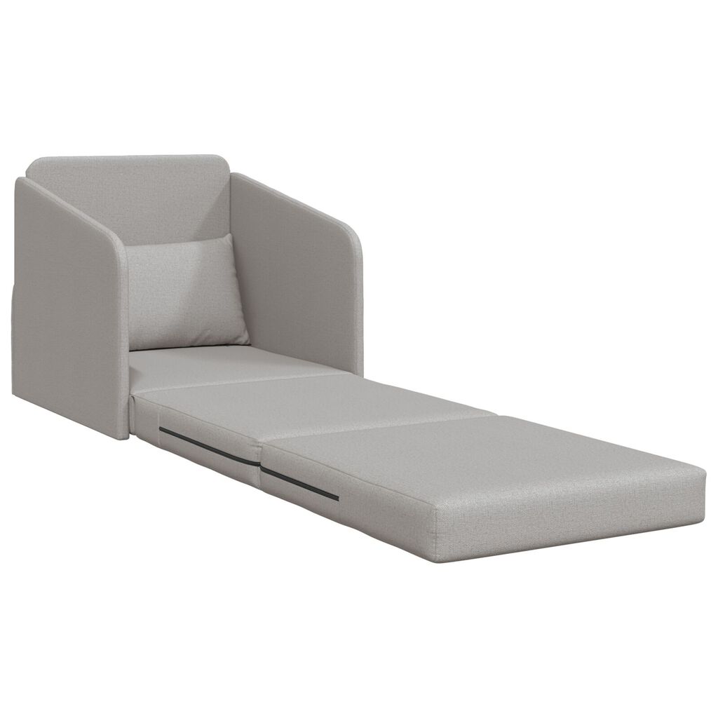 vidaXL Καναπές Κρεβάτι 2-σε-1 Συννέφο Γκρι 65x80x83 εκ. Υφάσματος