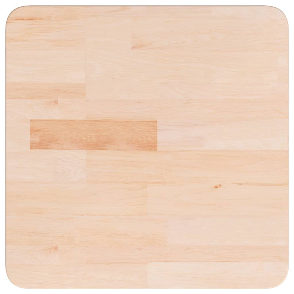 vidaXL Επιφάνεια Τραπεζιού Τετράγωνη 40x40x1,5 εκ. Μασίφ Ξύλο Δρυς