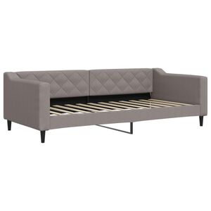 vidaXL &Kappa;&alpha;&nu;&alpha;&pi;έ&sigmaf; &Kappa;&rho;&epsilon;&beta;ά&tau;&iota; Taupe 90 x 200 &epsilon;&kappa;. &Upsilon;&phi;&alpha;&sigma;&mu;ά&tau;&iota;&nu;&omicron;&sigmaf;