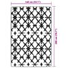 vidaXL Χαλί εξωτερικού χώρου ARAKIL Μπλε και λευκό 140x200 cm PP