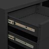 vidaXL Ντουλάπα Γραφείου με Γλάστρα Ανθρακί 90 x 40 x 125 εκ. Ατσάλινη