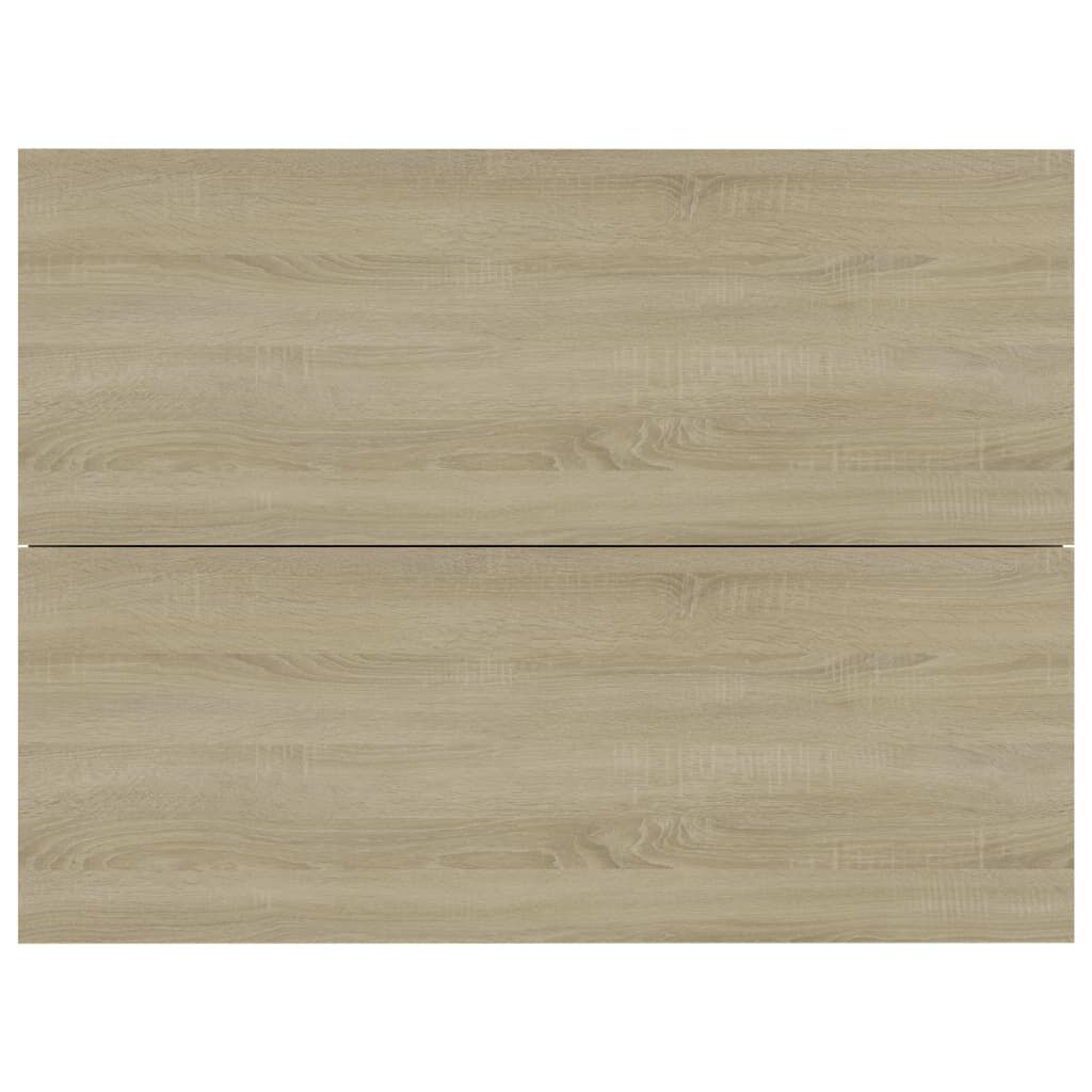 vidaXL Κομοδίνα 2 τεμ. Sonoma Δρυς 40 x 30 x 30 εκ. από Επεξ. Ξύλο
