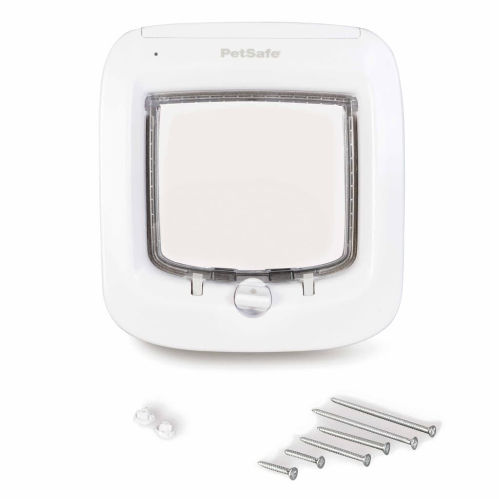 PetSafe Πορτάκι Γάτας με Μικροτσίπ Λευκό PPA19-16145