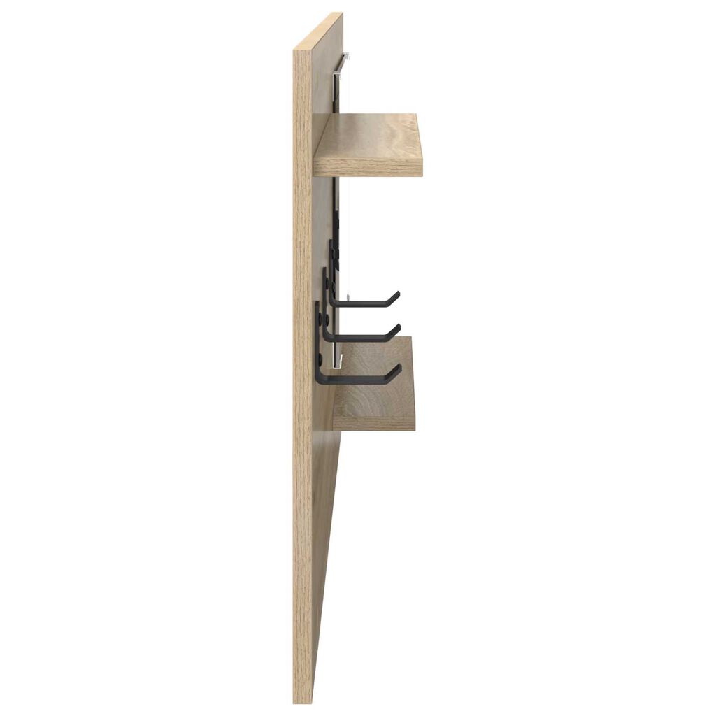 vidaXL Τοίχου Κρεμάστρα Sonoma Oak 90 x 10 x 50 εκ Επεξεργασμένο ξύλο