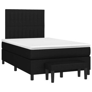 vidaXL &Kappa;&rho;&epsilon;&beta;ά&tau;&iota; Boxspring &mu;&epsilon; &Sigma;&tau;&rho;ώ&mu;&alpha; &Mu;&alpha;ύ&rho;&omicron; 120x190 &epsilon;&kappa;. &Upsilon;&phi;&alpha;&sigma;&mu;ά&tau;&iota;&nu;&omicron;
