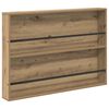 vidaXL &Rho;ά&phi;&iota; &Pi;&epsilon;&rho;&iota;&omicron;&delta;&iota;&kappa;ώ&nu; &mu;&epsilon; &rho;ά&phi;&iota; 2 pcs Artisan Oak 100 x 12 x 70 &epsilon;&kappa;