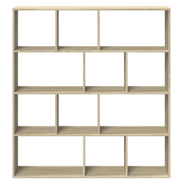 vidaXL Βιβλιοθήκη Χρώμα Sonoma Δρυς 132x29x141,5εκ. Επεξεργασμένο Ξύλο