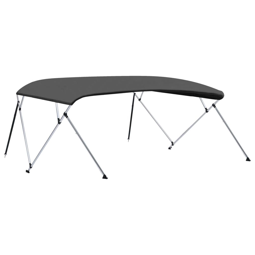 vidaXL Τέντα Σκάφους με 4 Αψίδες Ανθρακί 243x(230-244)x137 εκ.