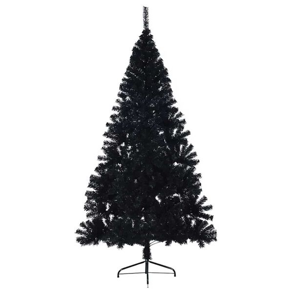 vidaXL Χριστουγεννιάτικο Δέντρο Μαύρο 240 cm PVC