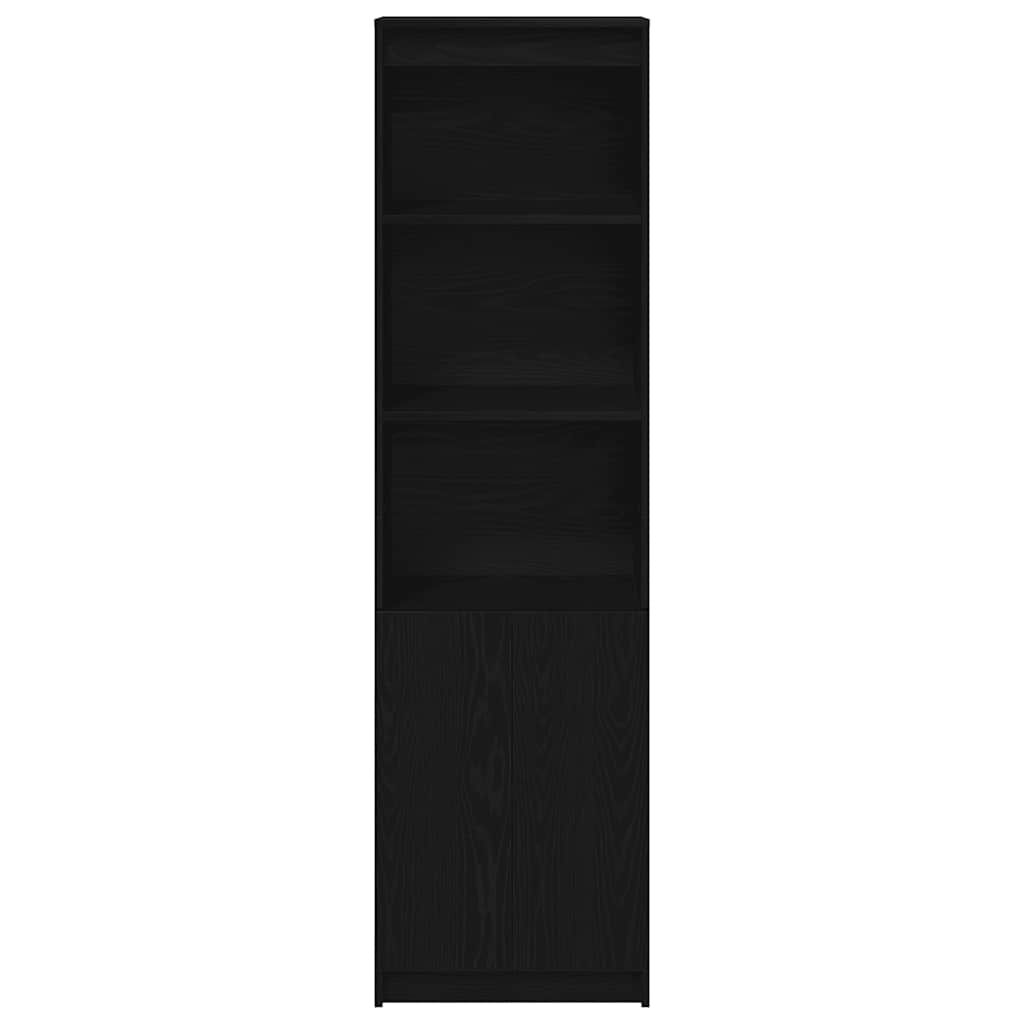 vidaXL Ντουλάπι Μαύρη δρυς 50x35x180 εκ. από Επεξεργασμένο Ξύλο