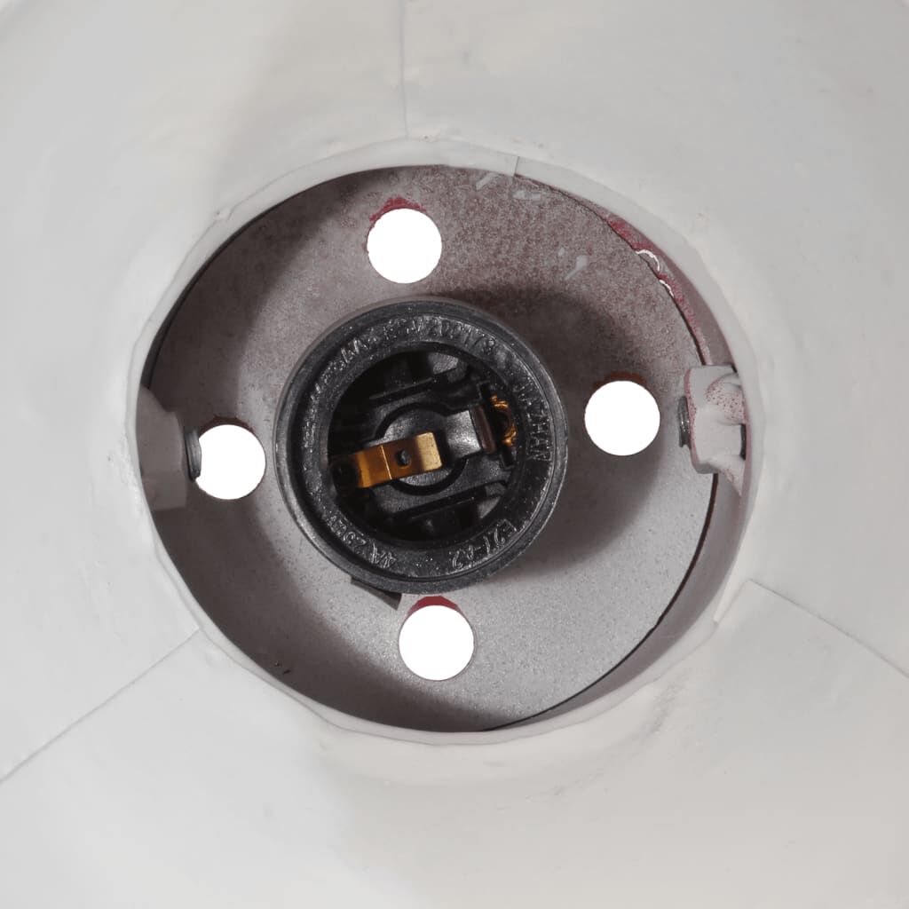 vidaXL Φωτιστικό Οροφής 25 W Αντικέ Κόκκινο 50x50x25 εκ. Ε27