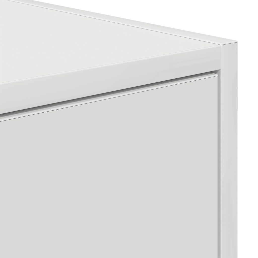 vidaXL Ντουλάπι Τηλεόρασης Λευκό 100x31x25,5 εκ Επεξεργασμένο Ξύλο