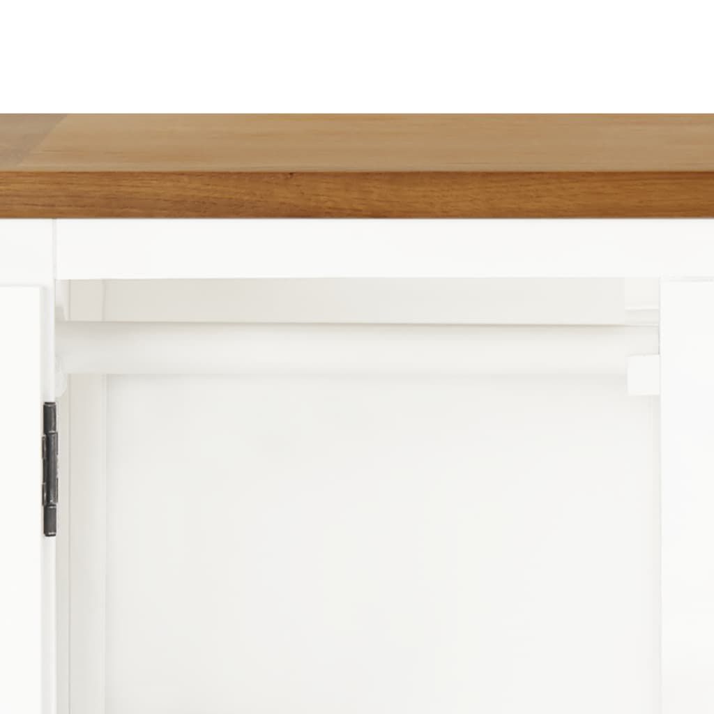 vidaXL Ντουλάπι με Συρτάρια 76 x 52 x 105 εκ. από Μασίφ Ξύλο Δρυός