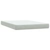 vidaXL &Kappa;&rho;&epsilon;&beta;ά&tau;&iota; Boxspring &mu;&epsilon; &Sigma;&tau;&rho;ώ&mu;&alpha; & LED &Alpha;&nu;&omicron;&iota;&chi;&tau;ό &Gamma;&kappa;&rho;&iota; 140x210 &epsilon;&kappa;. &Beta;&epsilon;&lambda;&omicron;ύ&delta;&iota;&nu;&omicron;