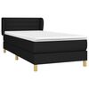 vidaXL &Kappa;&rho;&epsilon;&beta;ά&tau;&iota; Boxspring &mu;&epsilon; &Sigma;&tau;&rho;ώ&mu;&alpha; &Mu;&alpha;ύ&rho;&omicron; 90x200 &epsilon;&kappa;. &Upsilon;&phi;&alpha;&sigma;&mu;ά&tau;&iota;&nu;&omicron;