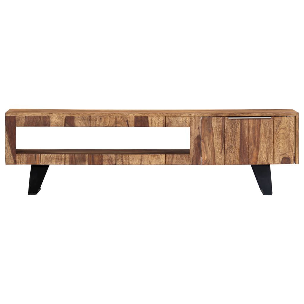 vidaXL Έπιπλο Τηλεόρασης 140 x 30 x 40 εκ. από Μασίφ Ξύλο Ακακίας