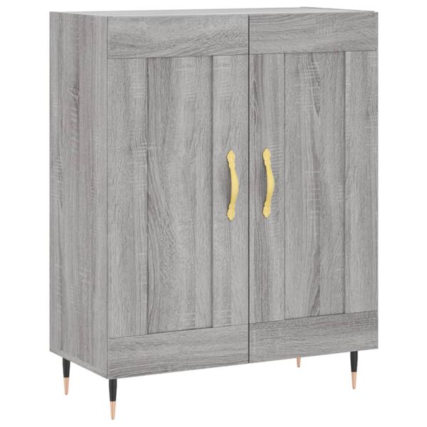 vidaXL Ντουλάπι Γκρι Sonoma 69,5 x 34 x 90 εκ. από Επεξεργασμένο Ξύλο