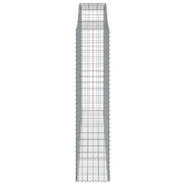 vidaXL Συρματοκιβώτια Τοξωτά 12 τεμ. 300x50x220/240 εκ. Γαλβαν. Ατσάλι