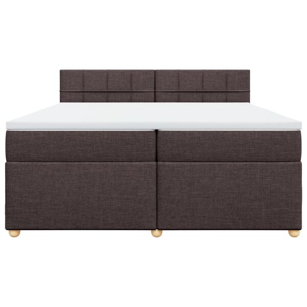 vidaXL &Kappa;&rho;&epsilon;&beta;ά&tau;&iota; Boxspring &mu;&epsilon; &Sigma;&tau;&rho;ώ&mu;&alpha; &Sigma;&kappa;&omicron;ύ&rho;&omicron; &Kappa;&alpha;&phi;έ 200x200 &epsilon;&kappa;. &Upsilon;&phi;&alpha;&sigma;&mu;ά&tau;&iota;&nu;&omicron;
