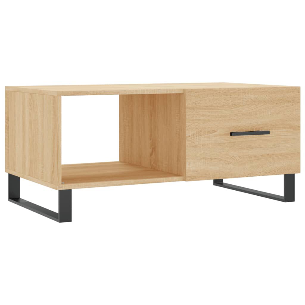 vidaXL Τραπεζάκι Σαλονιού Sonoma Δρυς 90x50x40 εκ. Επεξεργασμένο Ξύλο