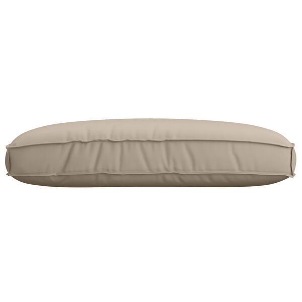 vidaXL Μαξιλάρι παλέτας για κάθισμα Taupe 120 x 80 x 12 cm