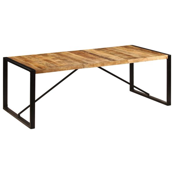 vidaXL Τραπεζαρία 220 x 100 x 75 εκ. από Μασίφ Ξύλο Μάνγκο