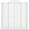 vidaXL Συρματοκιβώτια Τοξωτά 14 τεμ. 200x30x200/220 εκ. Γαλβαν. Ατσάλι