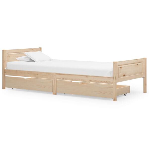 vidaXL &Pi;&lambda;&alpha;ί&sigma;&iota;&omicron; &Kappa;&rho;&epsilon;&beta;&alpha;&tau;&iota;&omicron;ύ &mu;&epsilon; 2 &Sigma;&upsilon;&rho;&tau;ά&rho;&iota;&alpha; &Lambda;&epsilon;&upsilon;&kappa;ό 100x200 &epsilon;&kappa;. &Xi;ύ&lambda;&omicron; &Pi;&epsilon;ύ&kappa;&omicron;&upsilon;