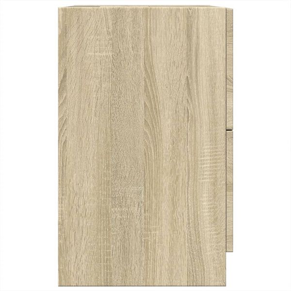 vidaXL Ντουλάπι Νιπτήρα Sonoma Δρυς 40x37x59 εκ. Επεξεργασμένο Ξύλο