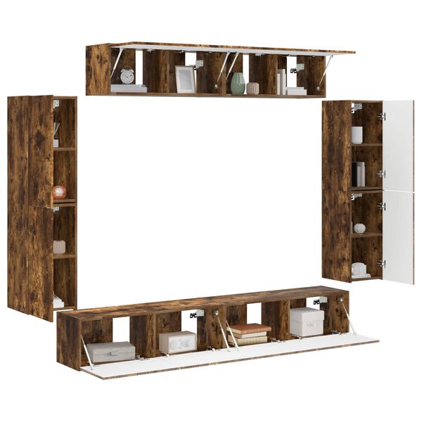 vidaXL &Nu;&tau;&omicron;&upsilon;&lambda;ά&pi;&iota; TV 8 pcs &Kappa;&alpha;&pi;&nu;&iota;&sigma;&tau;ό &Delta;&rho;ύ&sigmaf;