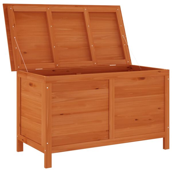 vidaXL Μπαούλο Αποθήκευσης Κήπου 99x49,5x58,5 εκ. Μασίφ Ξύλο Ελάτης