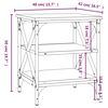 vidaXL Βοηθητικό Τραπέζι Sonoma Δρυς 40x42x50 εκ. Επεξεργασμένο Ξύλο