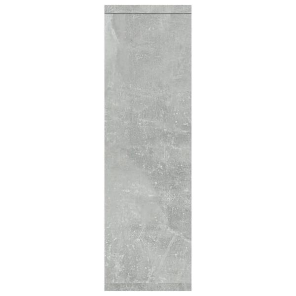 vidaXL Ραφιέρα Τοίχου Γκρι Σκυροδέματος 85x16x52,5 εκ. Επεξεργ. Ξύλο