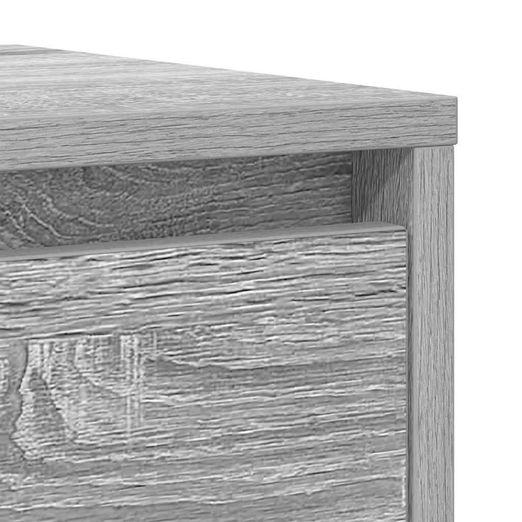 vidaXL Sideboard Γκρι Sonoma 29,5x34x76 cm Ξύλινο μηχανουργικό ξύλο
