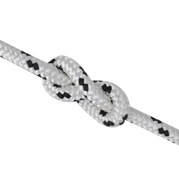 vidaXL Σχοινί Πλεκτό σε Καρούλι 14 χιλ. x 50 μ. Πολυεστερικό για Βάρκα