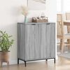 vidaXL Πλαϊνό γραφείο Γκρι sonoma 69.5 x 33 x 82 εκ.
