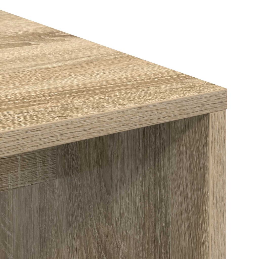 vidaXL γραφείο με αποθήκευση Sonoma Oak από Μοριοσανίδα