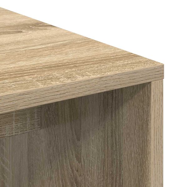 vidaXL γραφείο με αποθήκευση Sonoma Oak από Μοριοσανίδα