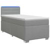 vidaXL &Kappa;&rho;&epsilon;&beta;ά&tau;&iota; Box Spring &mu;&epsilon; &Sigma;&tau;&rho;ώ&mu;&alpha; &kappa;&alpha;&iota; LED &Alpha;&nu;&omicron;&iota;&chi;&tau;ό &gamma;&kappa;&rho;&iota; 80 x 200 cm